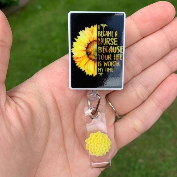 @juliatok Accessories - Became a Nurse Retractable Badge Holder